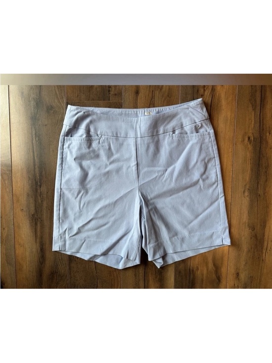 Anthony’s Resortwear Pants - Anthony’s Resort Wear Powder Blue Pull On Stretch Shorts Size 8